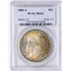 Image 1 : 1881-S $1 Morgan Silver Dollar Coin PCGS MS65 Amazing Toning
