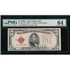 Image 1 : 1928F $5 Legal Tender STAR Note PMG 64