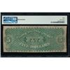 Image 2 : 1861 $5 Cincinnati Demand Note PMG 8