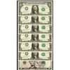 Image 2 : (14) Fancy Serial 2017 $1 Federal Reserve Notes and 2013 $5