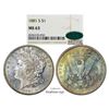 Image 1 : 1881-S $1 Morgan Silver Dollar Coin NGC MS63 CAC Amazing Toning