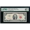 Image 1 : 1963 $2 STAR Legal Tender Note PMG 67EPQ