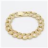 Image 2 : Plated Gold Cuban Style Link Bracelet