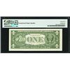 Image 2 : 1974 $1 Radar Serial Dallas Federal Reserve Note PMG 67EPQ