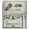 Image 1 : Duncan Parking Meter Corp. 1964, Stock Certificate Proof Mock-Up and Production Materials