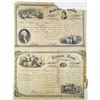 Image 1 : Traders Bank of the City of Richmond, 1860 and Bank of the Commonwealth, 1860 I/U Stock Certificate 
