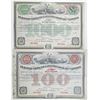Image 1 : El Banco Chileno Garantizador de Valores, Series 2a, 1900-1920 Specimen Bond Pair