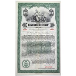 Kingdom of Italy 1925 Specimen Bond