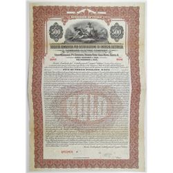 Lombard Electric Co. 1926 Specimen Bond