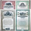 Image 1 : Chicago, Rock Island and Pacific Railroad & Railway Co., 1897 to 1927 Specimen Bond Quartet Rarity