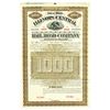 Image 1 : Illinois Central Rail Road Co., 1892 Specimen Bond.