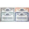 Image 1 : Indianapolis Union Railway Co., 1936 "Series B" Specimen Bond Quartet