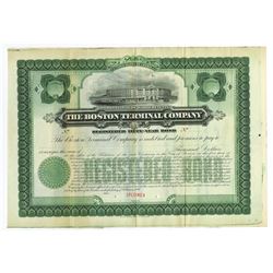 Boston Terminal Co. 1897 Specimen Bond