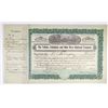 Image 1 : Toledo, Columbus and Ohio River Railroad Co. 1911 I/C Stock Certificate