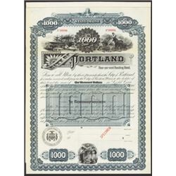 City of Portland, 1896 Specimen Bond.