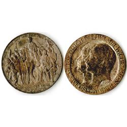 German States, Prussia, Lot of 2 Silver Coins, Prussia, 1910A, 3 Mark, KM# 530; and 1913A, 3 Mark, K