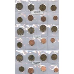 European Euro Coin Collection, Multiple Countries