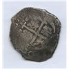 Image 2 : 8 Real 1668 Carlos ll, Large silver cob. Potosi