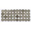 Image 2 : 1945 Newfoundland Silver Five Cents - Lot of 40 Coins