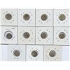 Image 2 : Canadian Silver Five Cents - Lot of 11