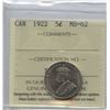 Image 2 : 1922 Five Cents