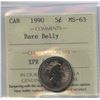 Image 2 : 1990 Five Cents - Bare Belly