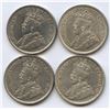 Image 2 : 1936 regular, dot and bar 25 cents, and 1935 25 cents