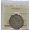 Image 2 : 1871 Fifty Cents