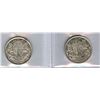 Image 2 : George VI Fifty Cents ICCS Group - Lot of 2