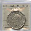 Image 2 : 1947 Silver Dollar