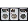 Image 2 : 1950, 1951 & 1952 Silver Dollars