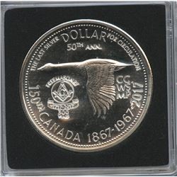 1967 Silver Dollar with Counterstrikes