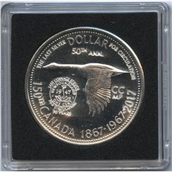 1967 Silver Dollar with Counterstrikes