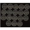 Image 1 : 1978 Canada 3 1/2 Waterlines Nickel Dollar Lot of 18 Coins