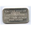 Image 2 : United States Silver Corporation Secretariat 1oz Silver Bar