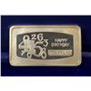Image 2 : Jacques Cartier Mint 1 oz Fine Silver Happy Birthday Bar in Box