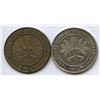 Image 2 : Lot of 2 McColl listed tokens.