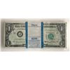 Image 1 : Special Wrapped Bundle of 100 USA $1 Banknotes