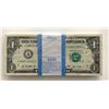 Image 1 : Special Wrapped Bundle of 100 USA $1 Banknotes