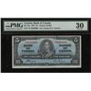 Image 1 : Bank of Canada $5, 1937 - Wet Ink Transfer Error - Rare