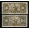 Image 2 : Bank of Canada $100 1937 LOT