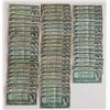 Image 1 : Bank of Canada $1, 1954 Assorted Lot of 62 Notes