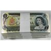 Image 1 : Bank of Canada $1 1973 Uncirculated Brick