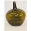 Image 2 : 18 3/4" KIDNEY SHAPED DEMIJOHN-OLIVE GREEN