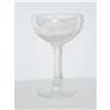 Image 2 : SET (6) LIBBEY CUT GLASS WINES - 4 1/2" T W/