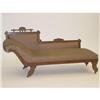 Image 1 : VICTORIAN BLACK WALNUT CHAISE LOUNGE - EASTLA