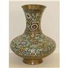 Image 1 : 15" CHINESE CHAMPLEVE VASE (LATE 19TH-EARLY 2