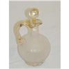 Image 2 : 7 1/2" VICTORIAN POMONA GLASS CRUET W/ STOPPE