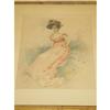 Image 2 : EDWARD PERCY MORAN WATERCOLOR OF YOUNG WOMAN