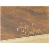 Image 2 : T.E. BAKER OIL ON CANVAS SUNSET SEASCAPE W/ S